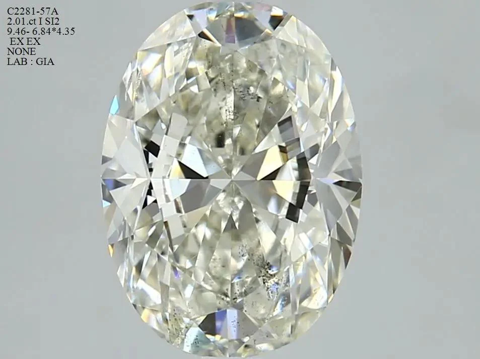 2.01 Carat Natural Oval Diamond