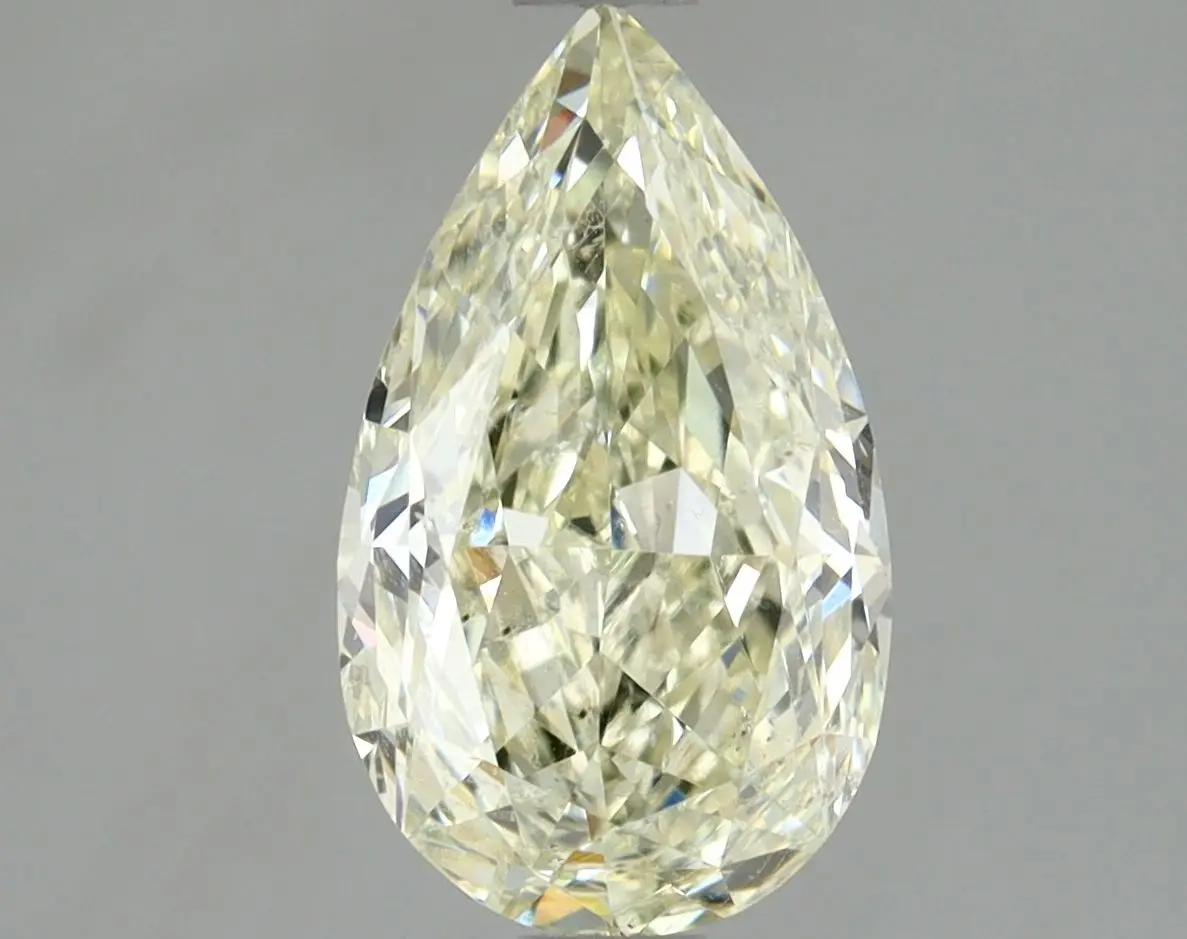 2 Carat Natural Pear Diamond