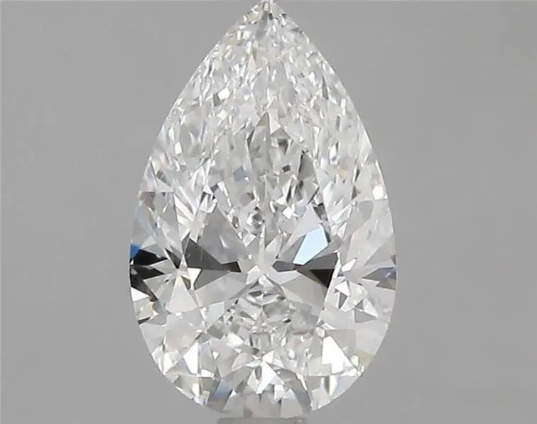 1 Carat Natural Pear Diamond