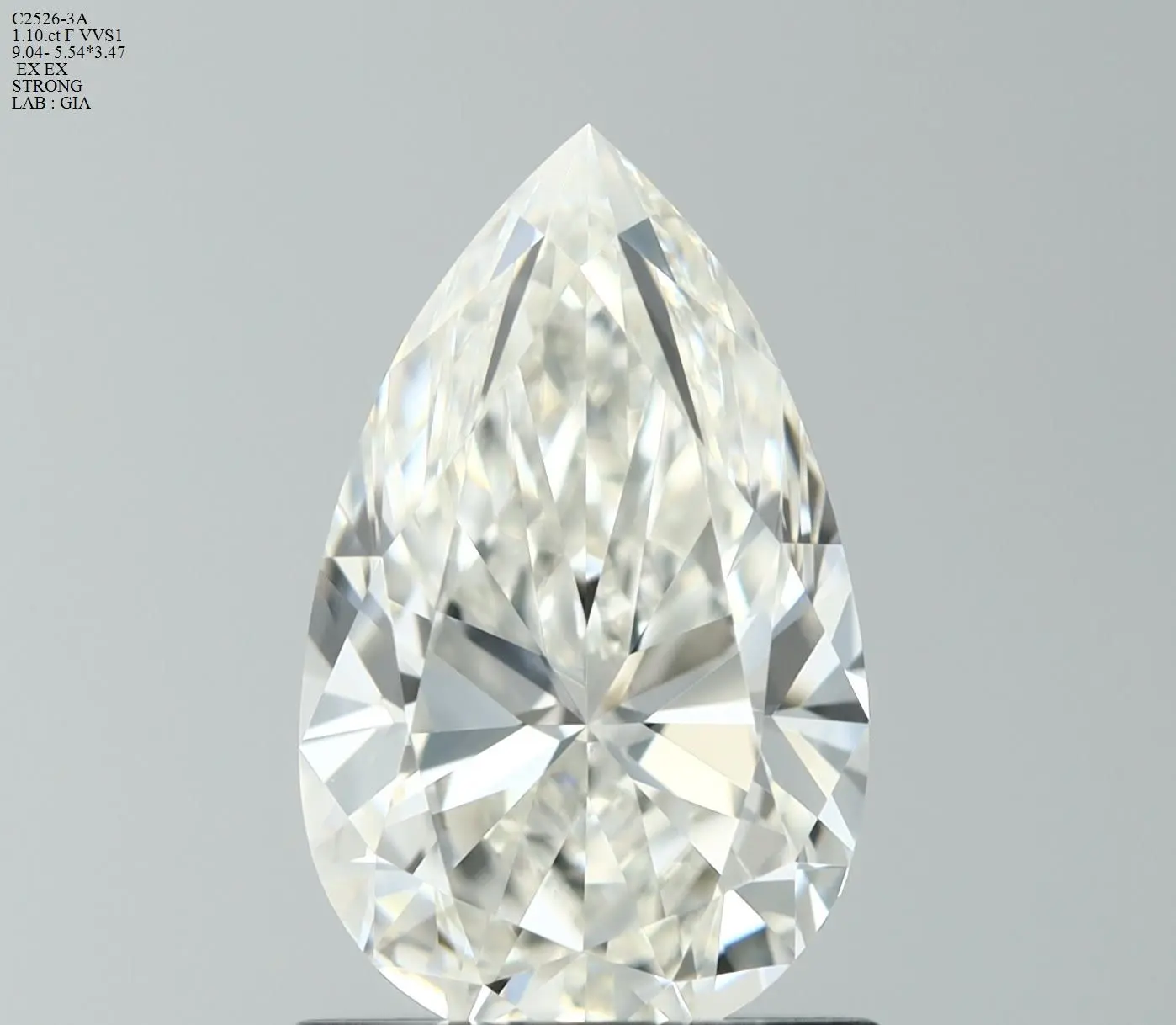 1.1 Carat Natural Pear Diamond