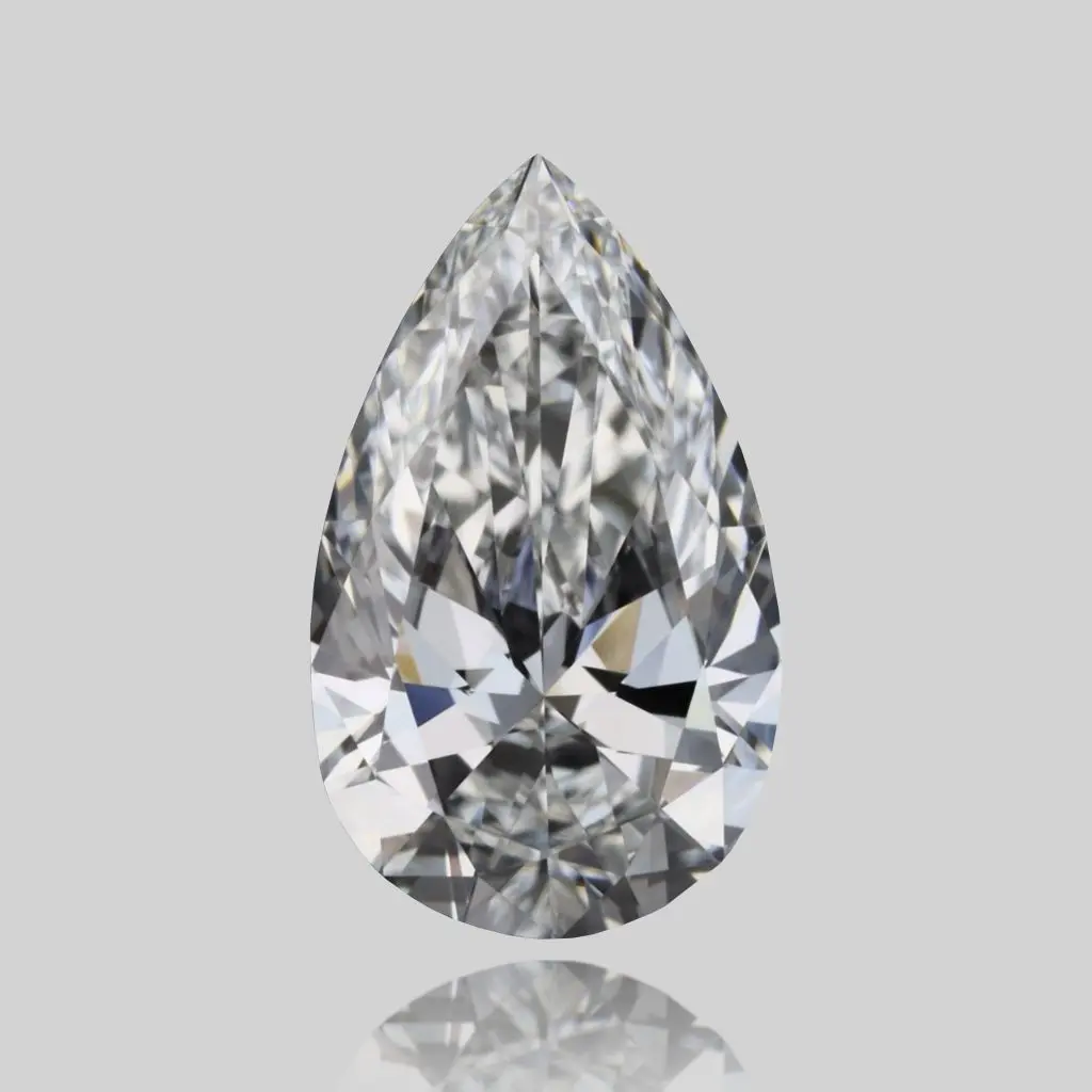 0.5 Carat Natural Pear Diamond