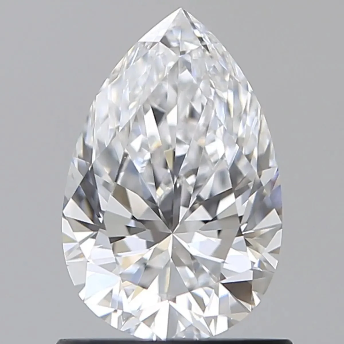 1 Carat Natural Pear Diamond
