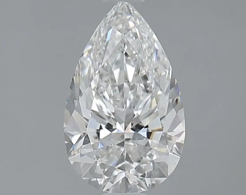 1 Carat Natural Pear Diamond