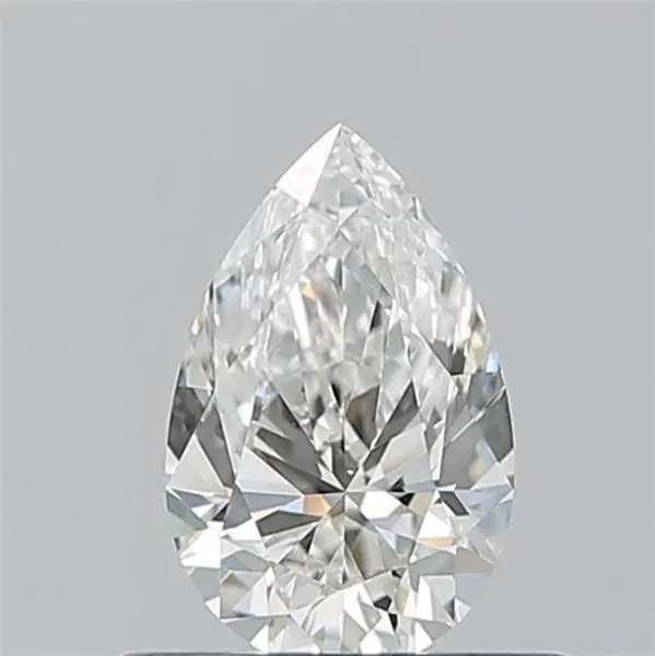 0.5 Carat Natural Pear Diamond