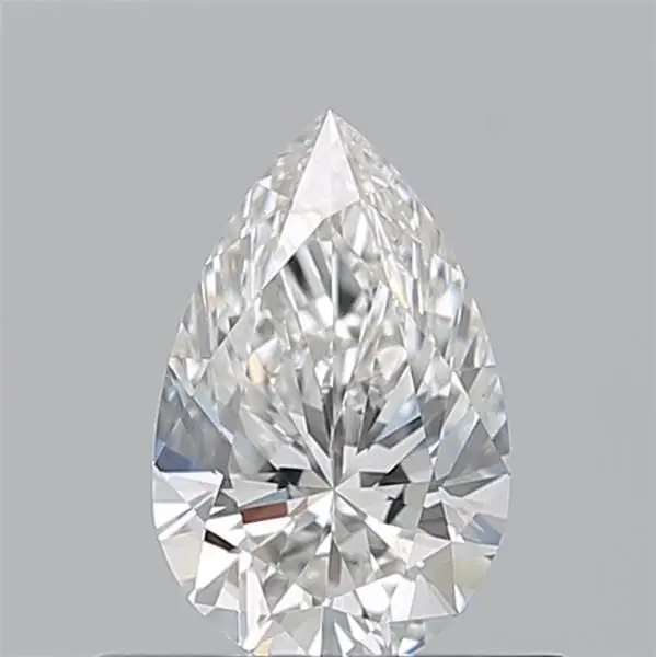 0.5 Carat Natural Pear Diamond