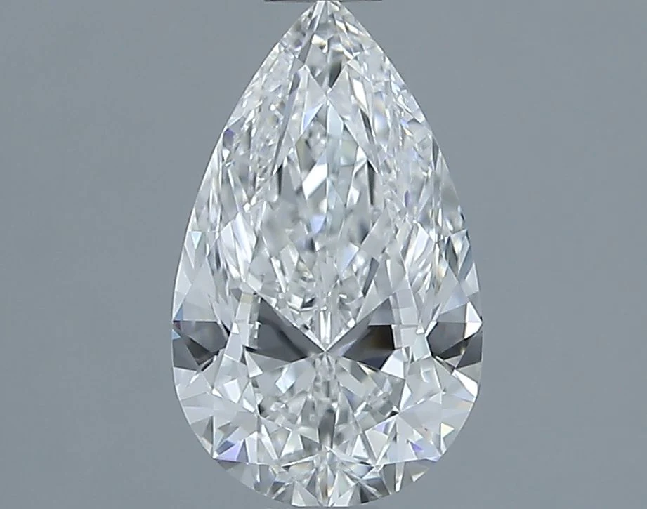 1 Carat Natural Pear Diamond