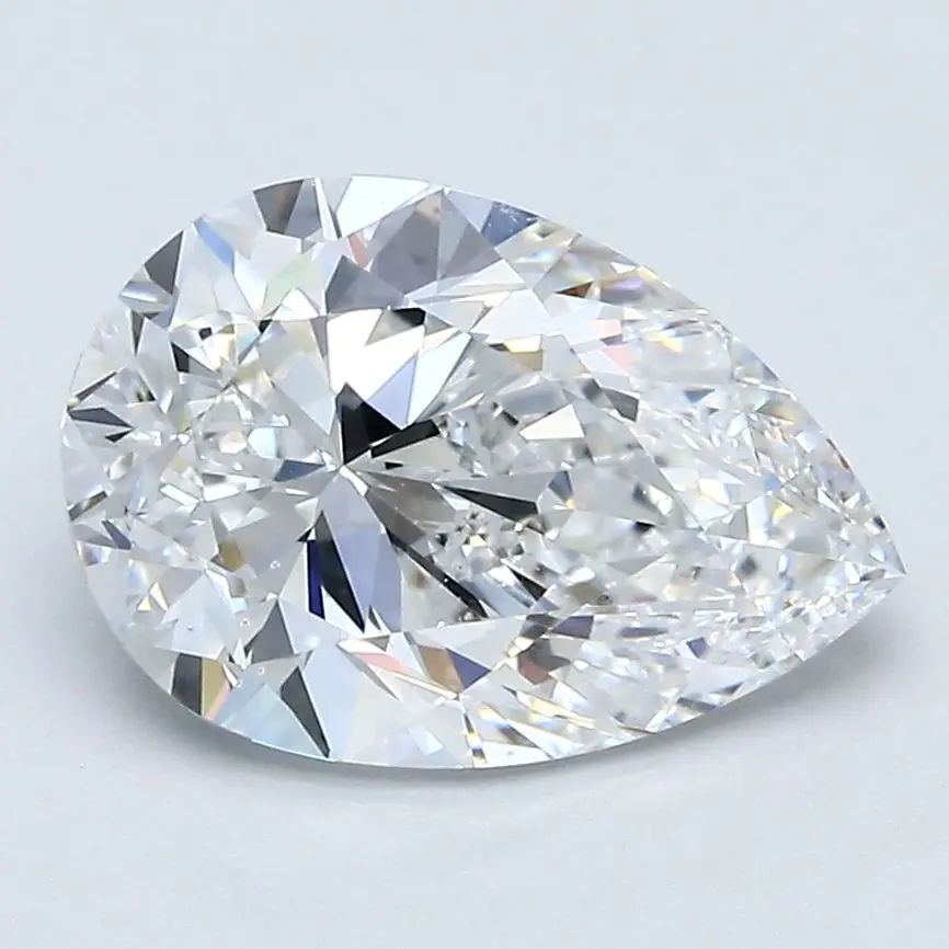 2.51 Carat Natural Pear Diamond