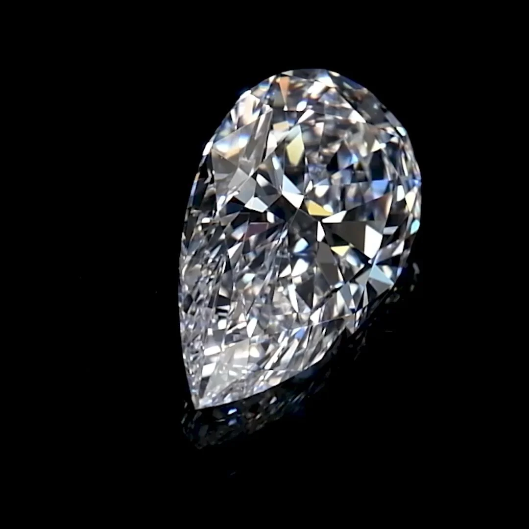 1.82 Carat Natural Pear Diamond