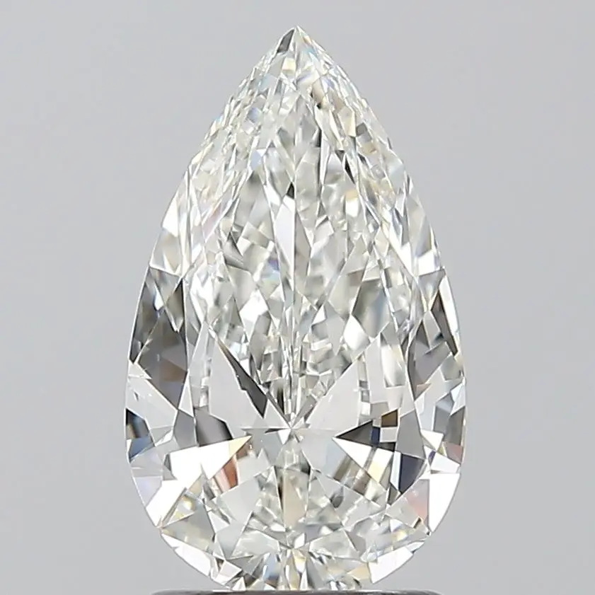 1.5 Carat Natural Pear Diamond