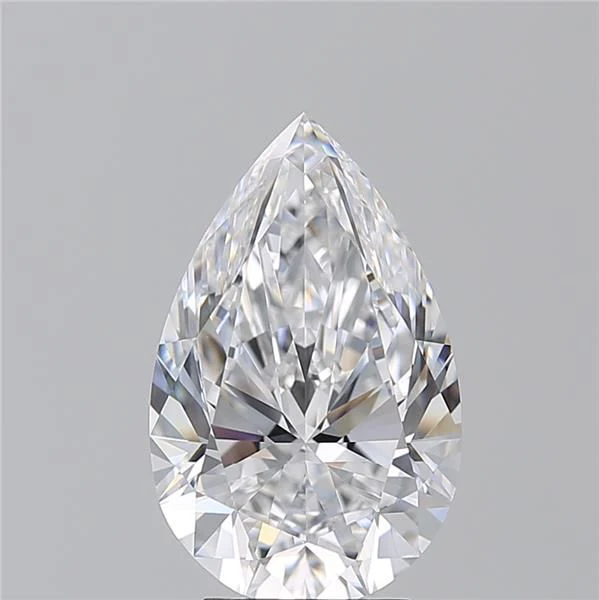 4.05 Carat Natural Pear Diamond