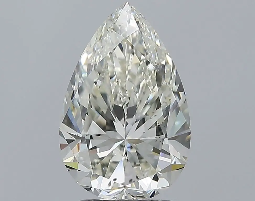 2.5 Carat Natural Pear Diamond