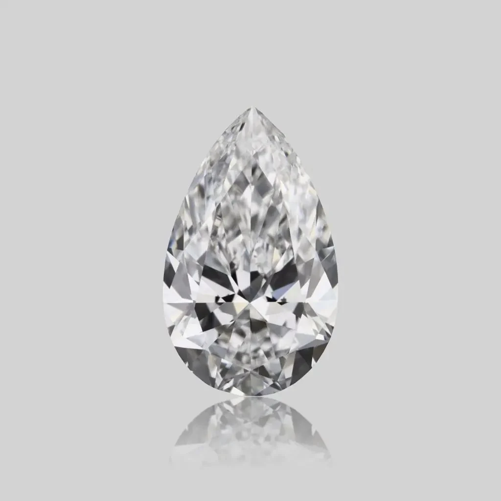 0.52 Carat Natural Pear Diamond