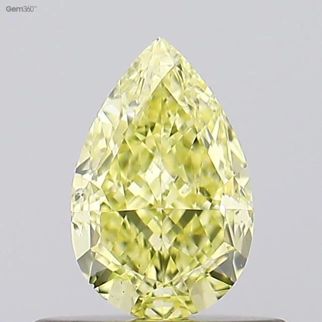 0.6 Carat Natural Pear Diamond