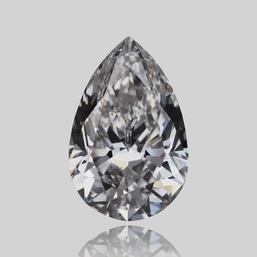 1 Carat Natural Pear Diamond