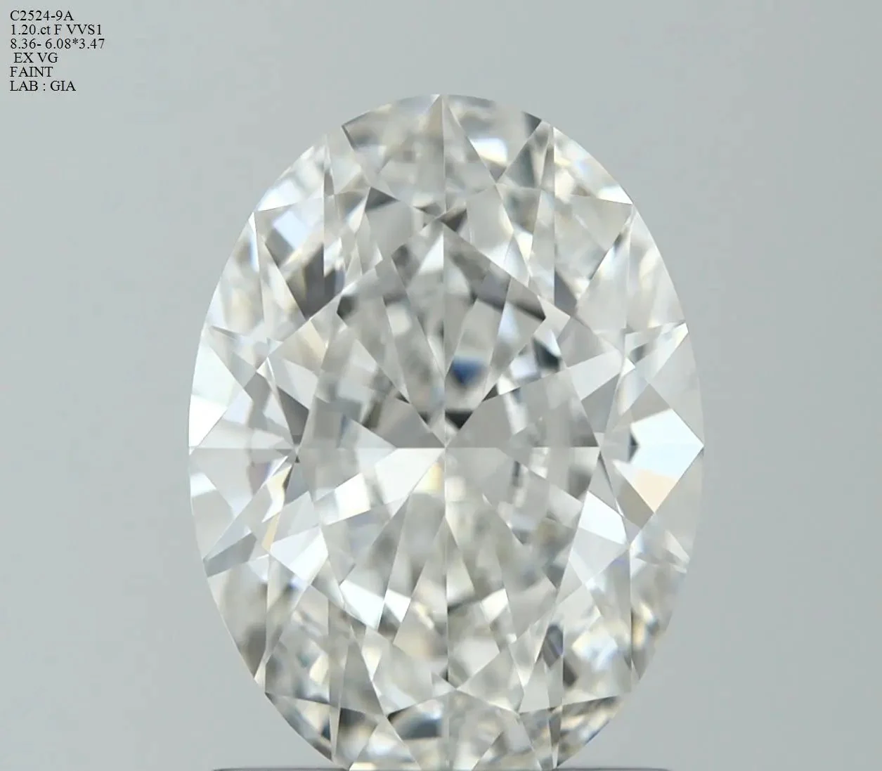 1.2 Carat Natural Oval Diamond