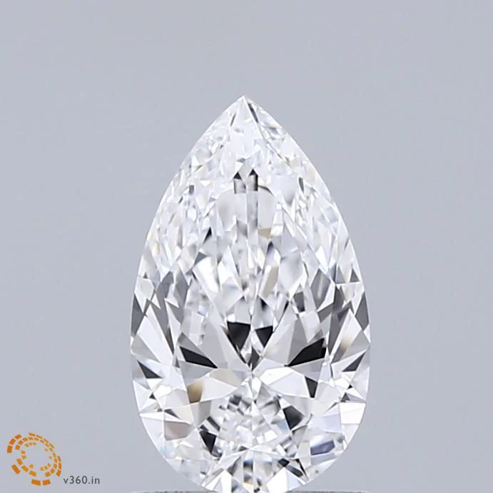 1.02 Carat Natural Pear Diamond