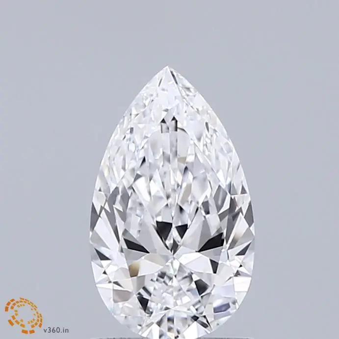 1.02 Carat Natural Pear Diamond