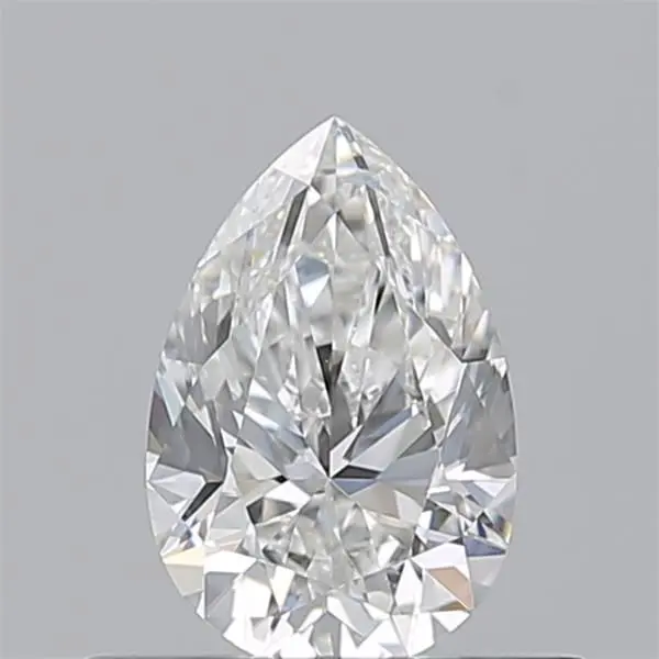 0.5 Carat Natural Pear Diamond
