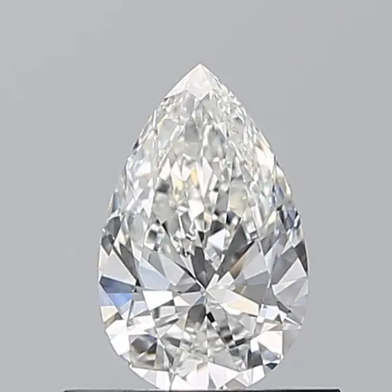 0.5 Carat Natural Pear Diamond