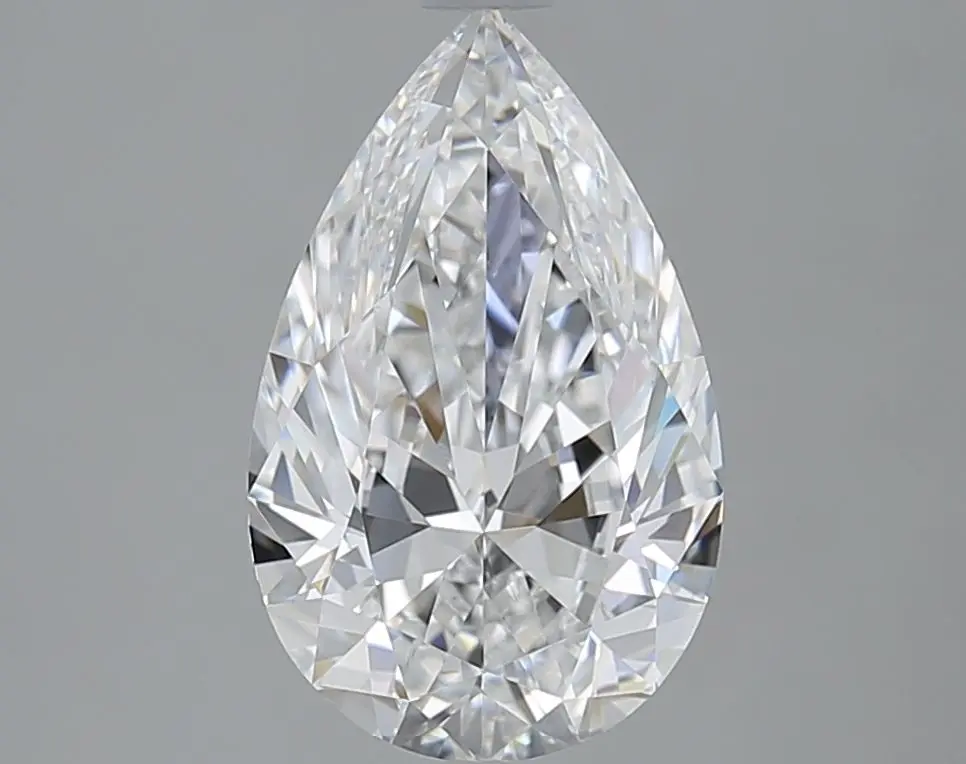 2.81 Carat Natural Pear Diamond