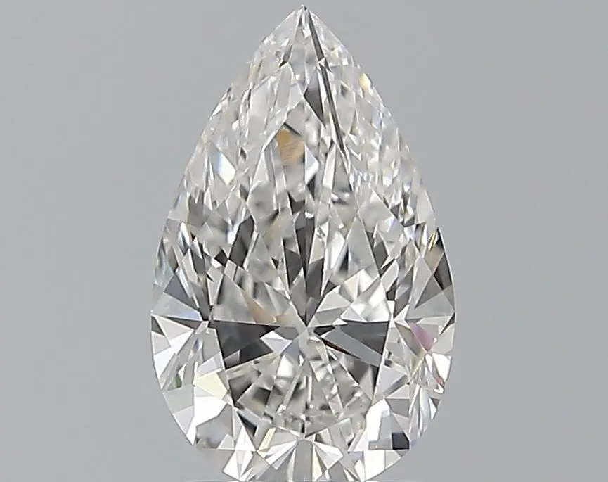 1.5 Carat Natural Pear Diamond