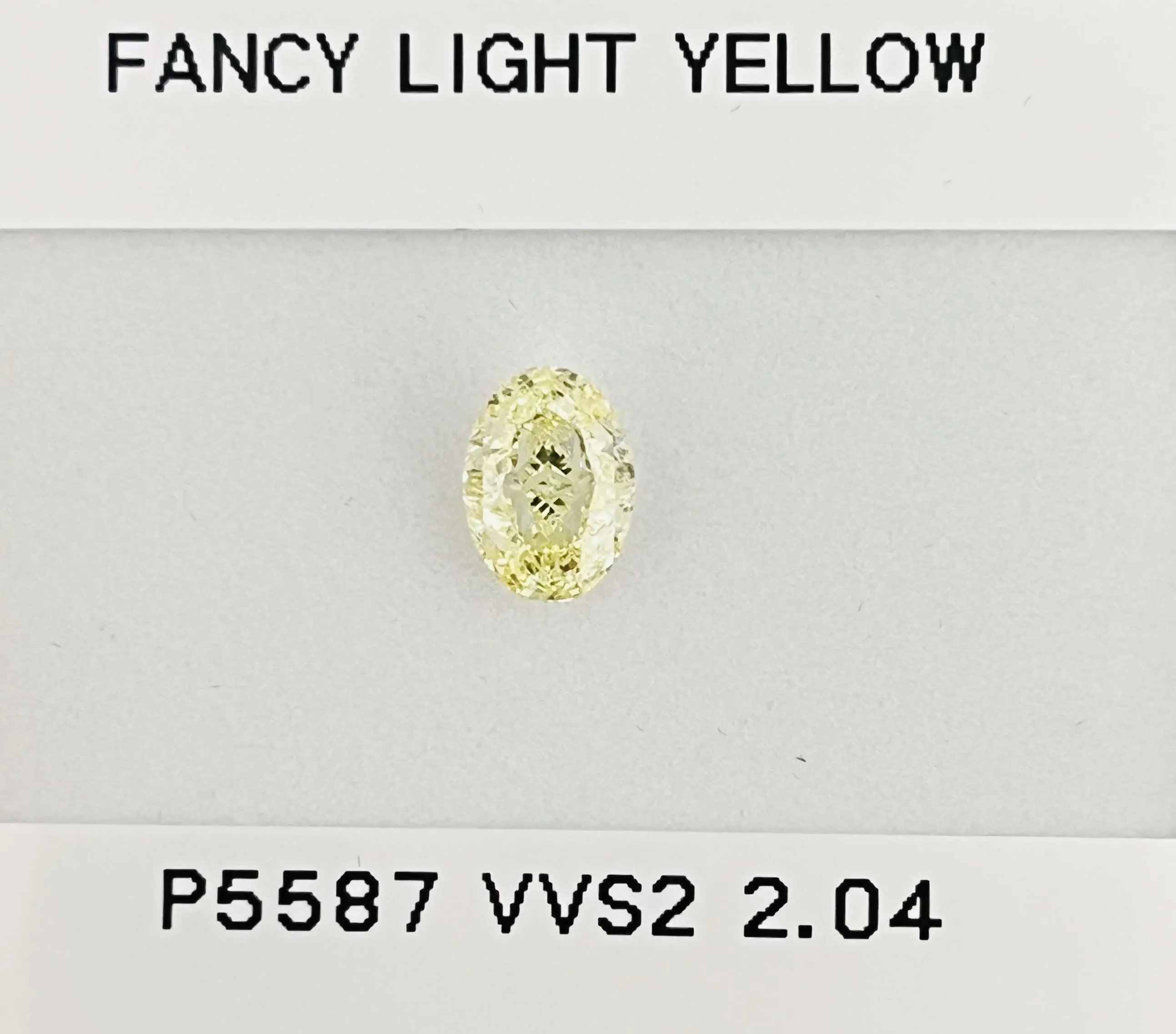 2.04 Carat Natural Oval Diamond