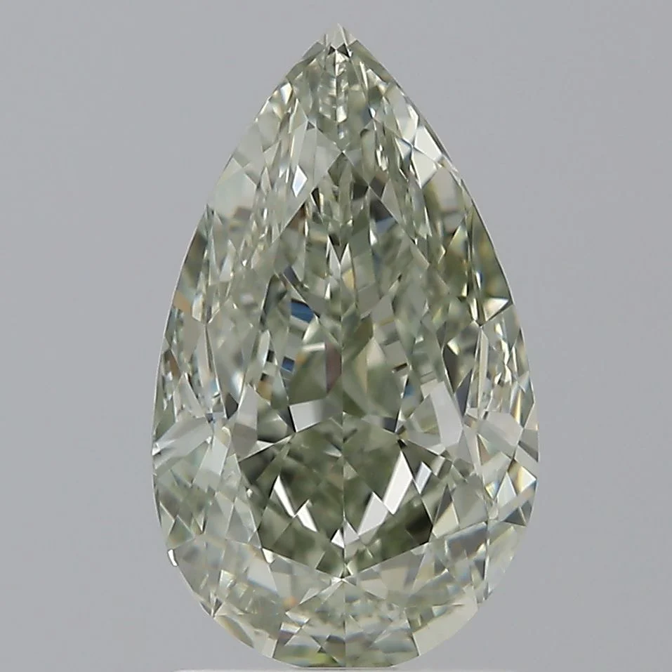 2.01 Carat Natural Pear Diamond