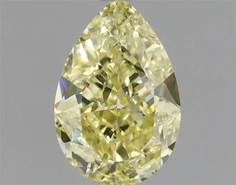 1 Carat Natural Pear Diamond