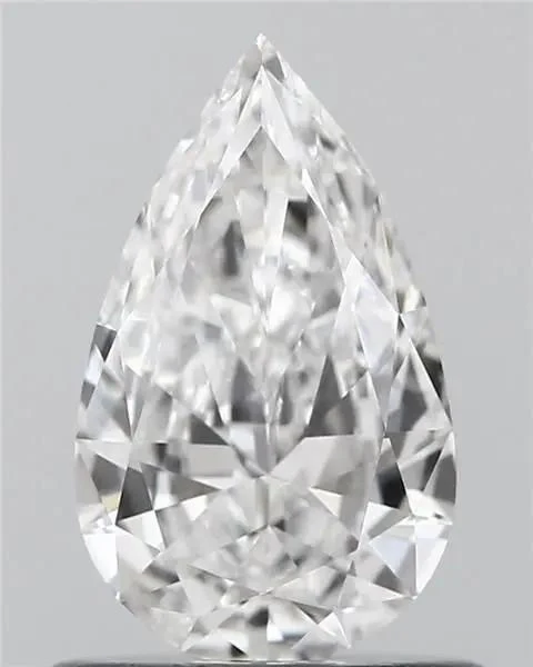 0.6 Carat Natural Pear Diamond