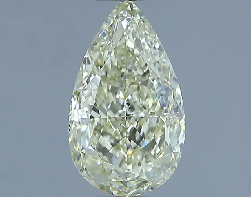 1 Carat Natural Pear Diamond