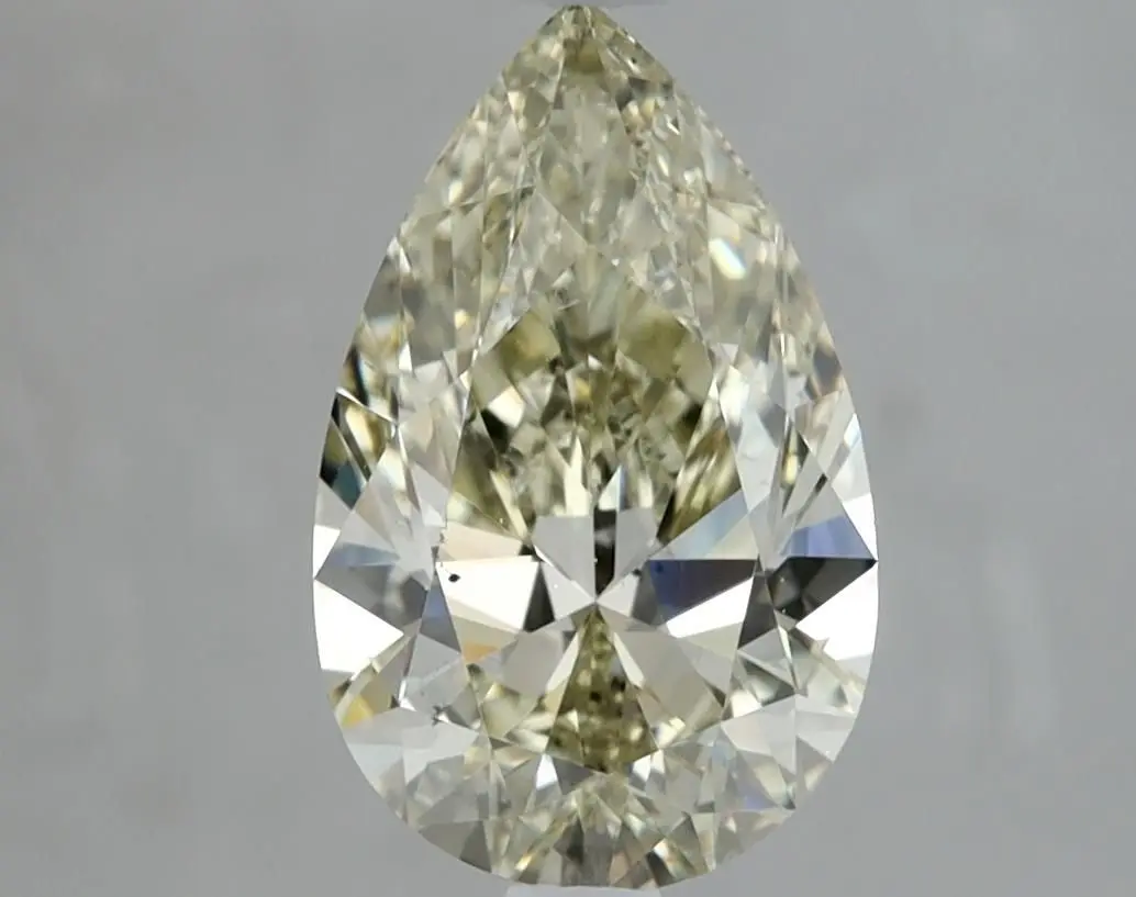 2 Carat Natural Pear Diamond