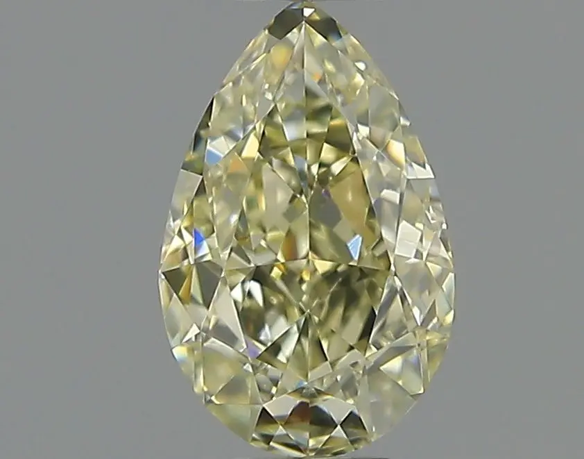 1 Carat Natural Pear Diamond