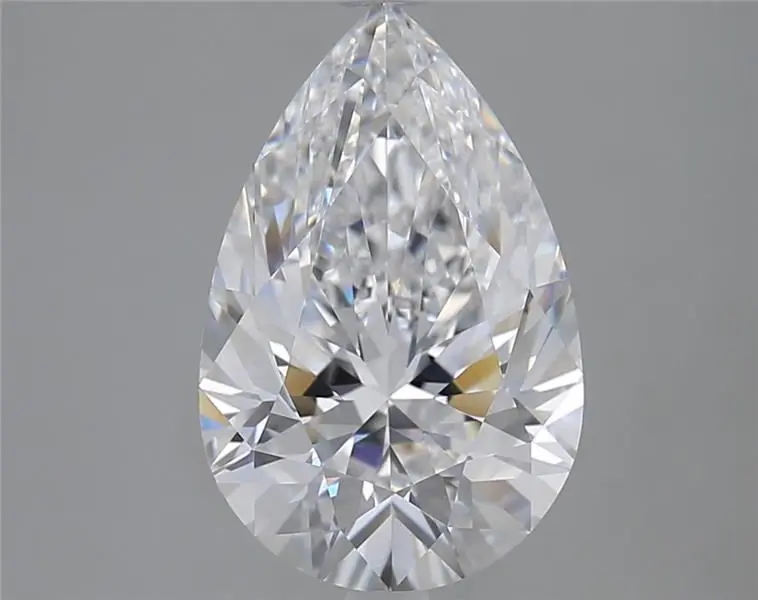 3 Carat Natural Pear Diamond