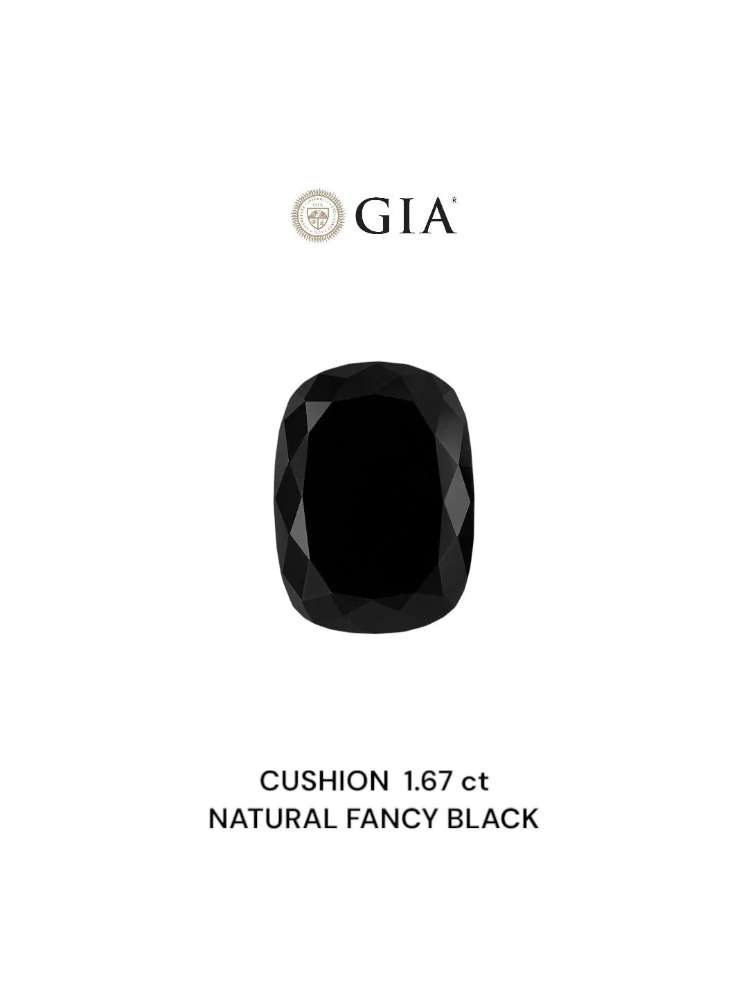 1.67 Carat Natural Elongated cushion Diamond