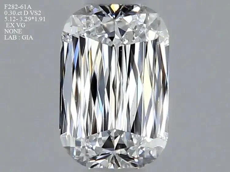0.3 Carat Natural Elongated cushion Diamond