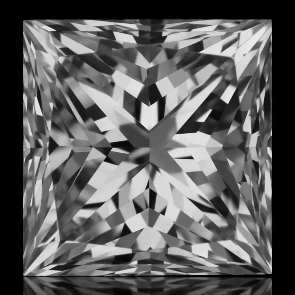 0.9 Carat Natural Princess Diamond