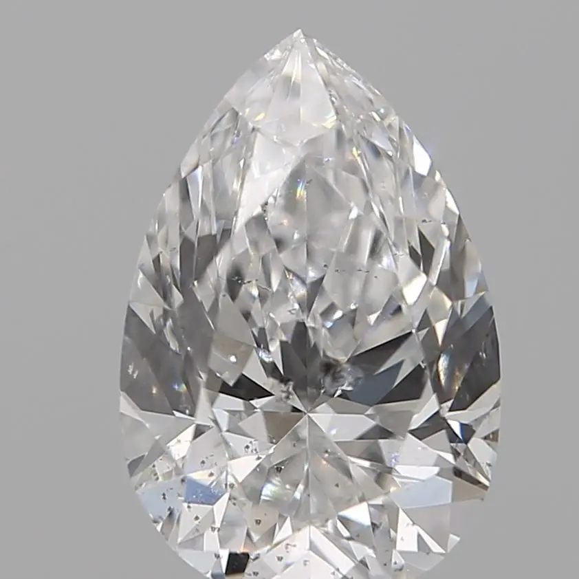 1 Carat Natural Pear Diamond