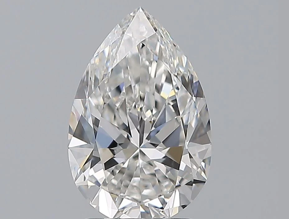 2 Carat Natural Pear Diamond