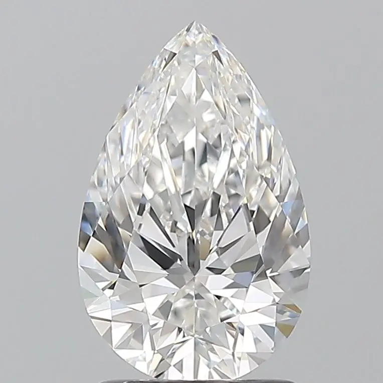 1.5 Carat Natural Pear Diamond
