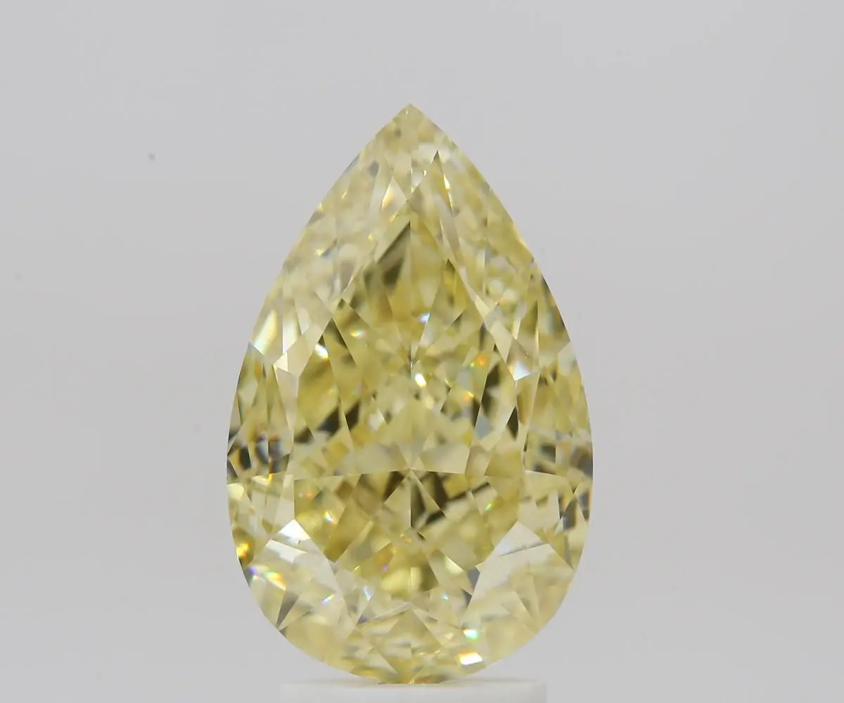 4.51 Carat Natural Pear Diamond