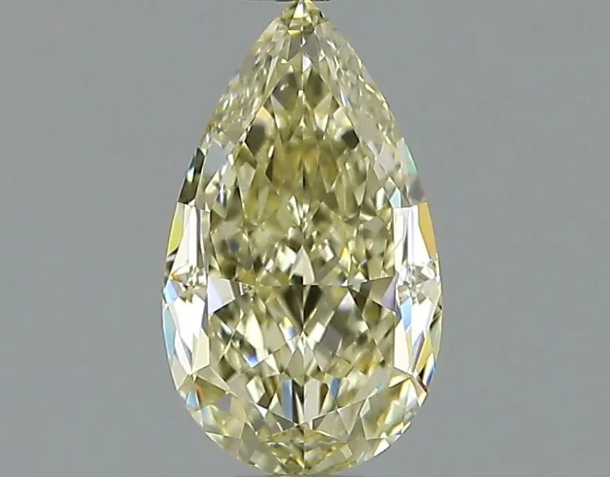 1 Carat Natural Pear Diamond
