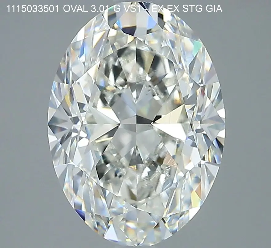3.01 Carat Natural Oval Diamond
