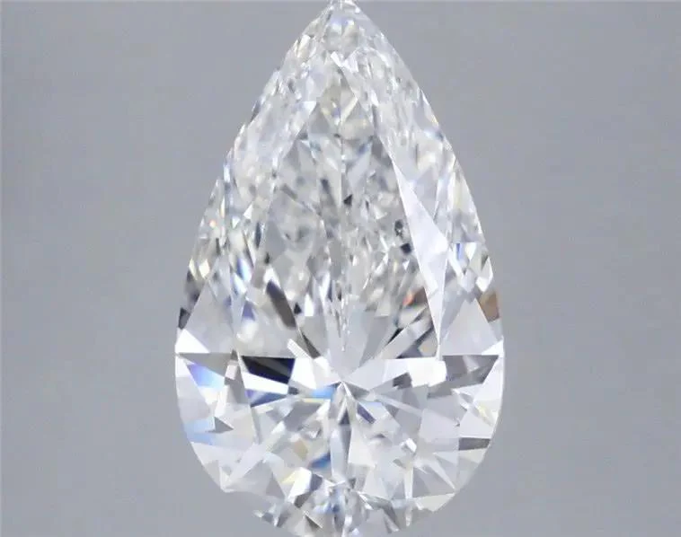 2.8 Carat Natural Pear Diamond