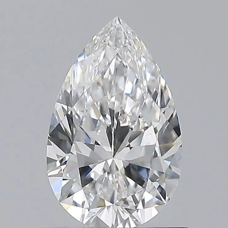 0.8 Carat Natural Pear Diamond