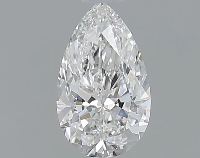 0.5 Carat Natural Pear Diamond