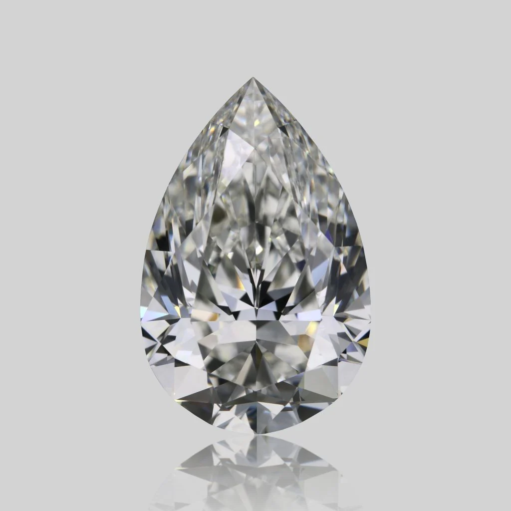 3.51 Carat Natural Pear Diamond