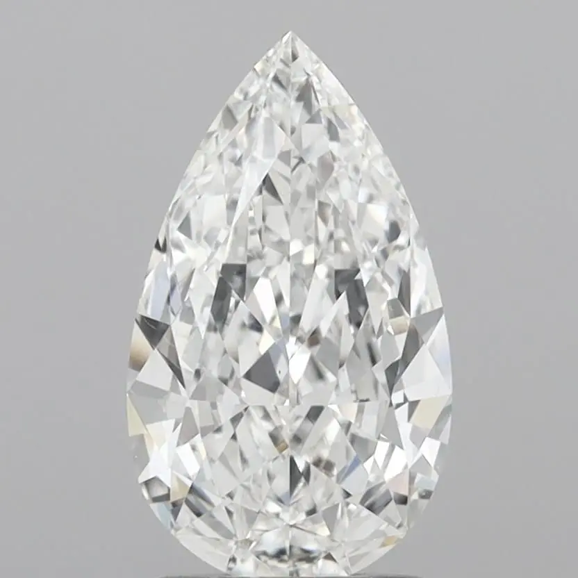 1.34 Carat Natural Pear Diamond