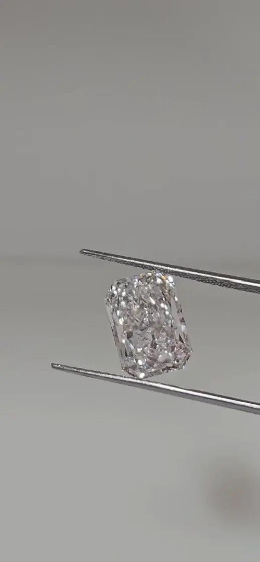 3.71 Carat Natural Radiant Diamond