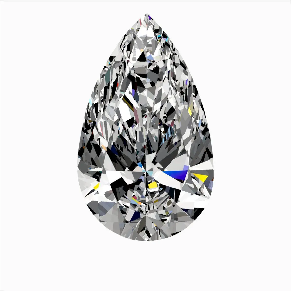 0.3 Carat Natural Pear Diamond