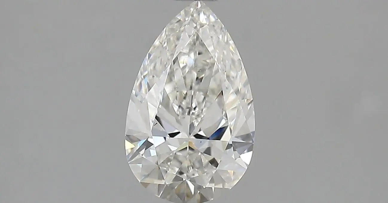 1 Carat Natural Pear Diamond